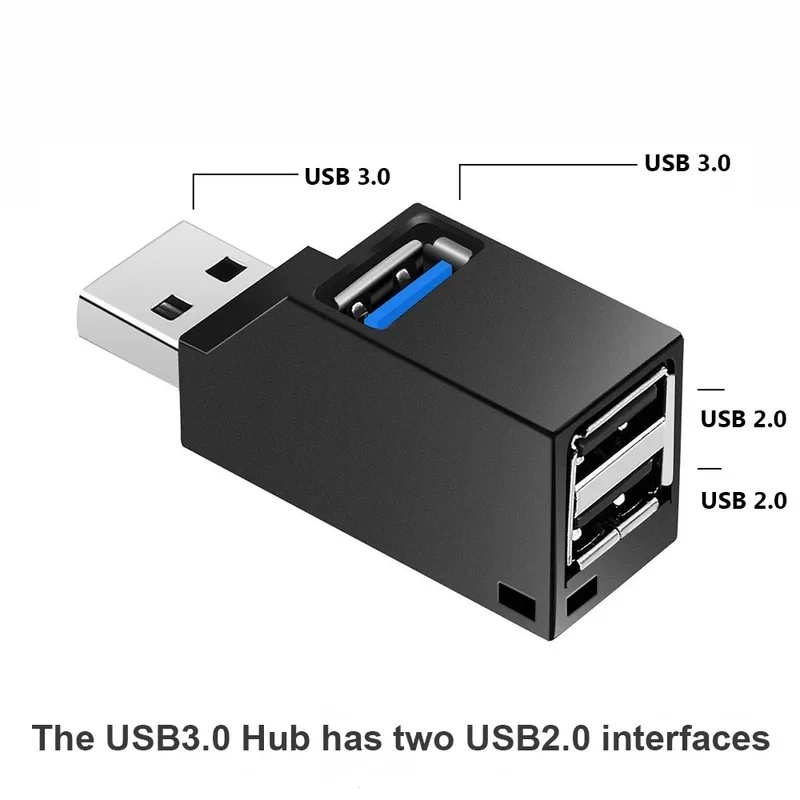 Desk Setup Usb Hub - 1-4pcs Adapter Mini Splitter Extender Box