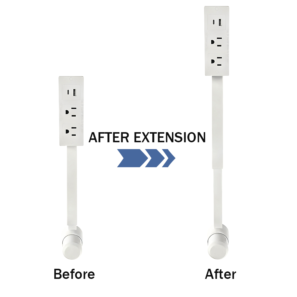 Electrical Outlet Extender Sti - Desk Setup Usb Hub ulasan dan harga