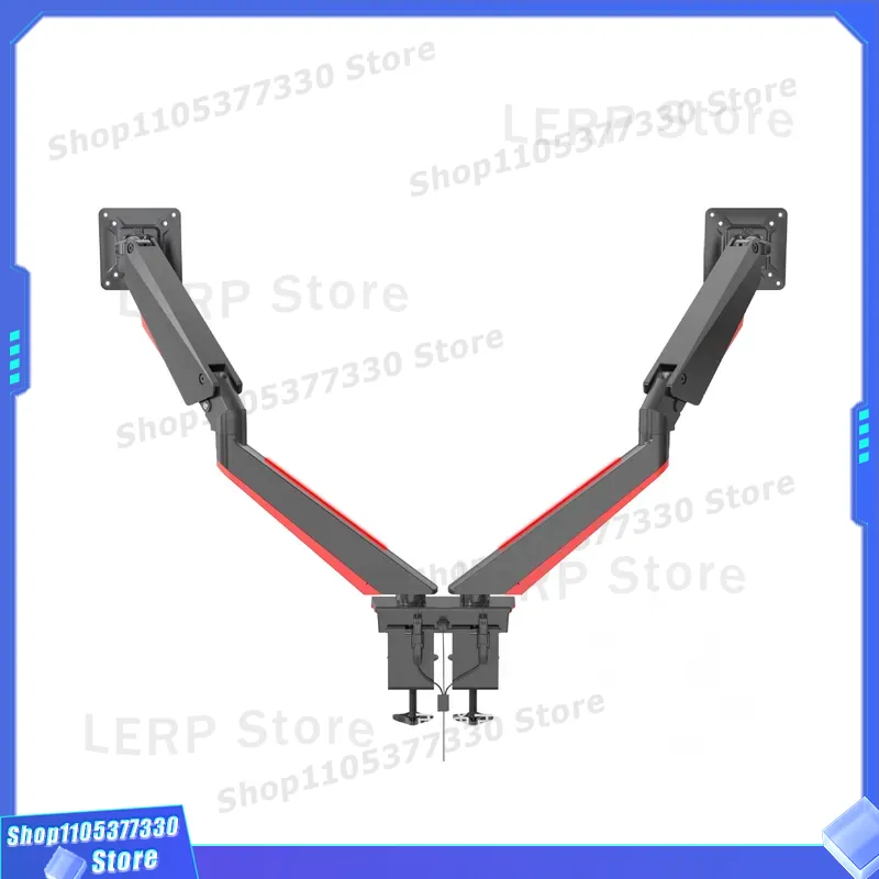 Aluminum Dual Monitor Arm 15 t - Desk Setup Dual Monitor ulasan dan harga