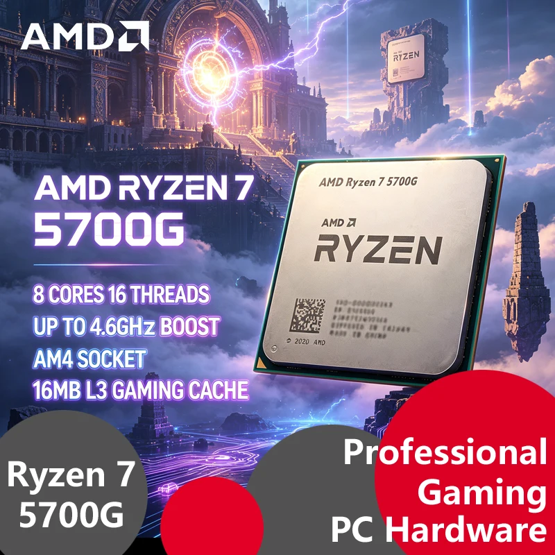AMD Ryzen 7 5700G Tray Desktop - Amd Cpu Ryzen 7 ulasan dan harga
