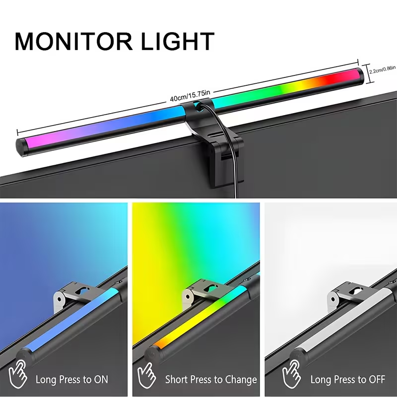 LED Monitor Light Bar 30cm 40c - Desk Setup Study ulasan dan harga