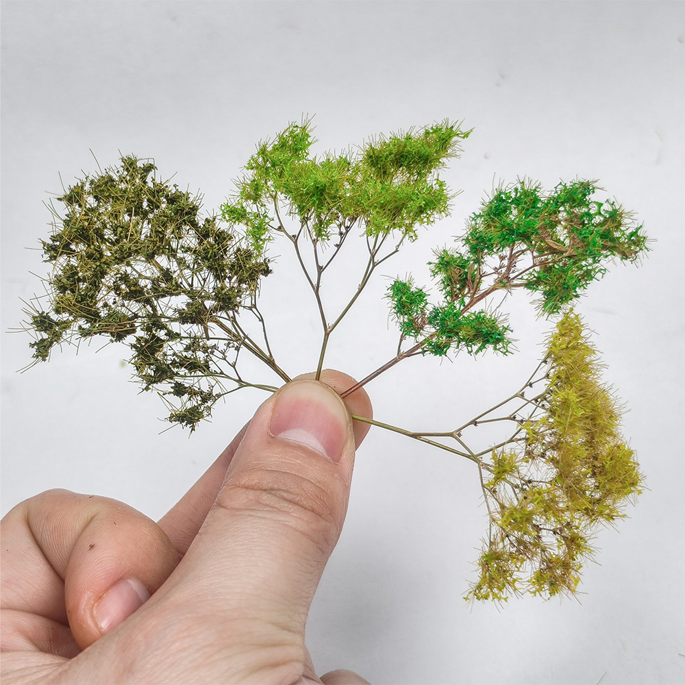 Miniature Sea Foam Tree Model  - Desk Setup Green ulasan dan harga