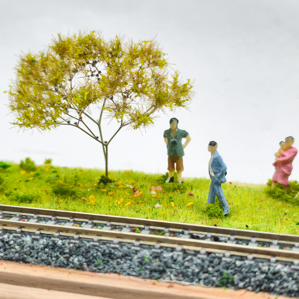 Miniature Sea Foam Tree Model  - Desk Setup Green ulasan dan harga