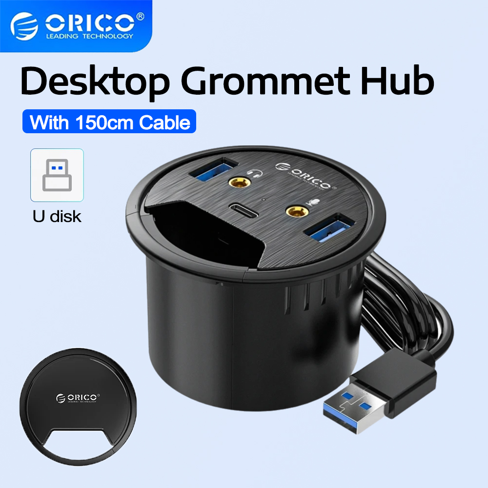 ORICO Desktop Grommet USB 3.0  - Desk Setup Hub ulasan dan harga