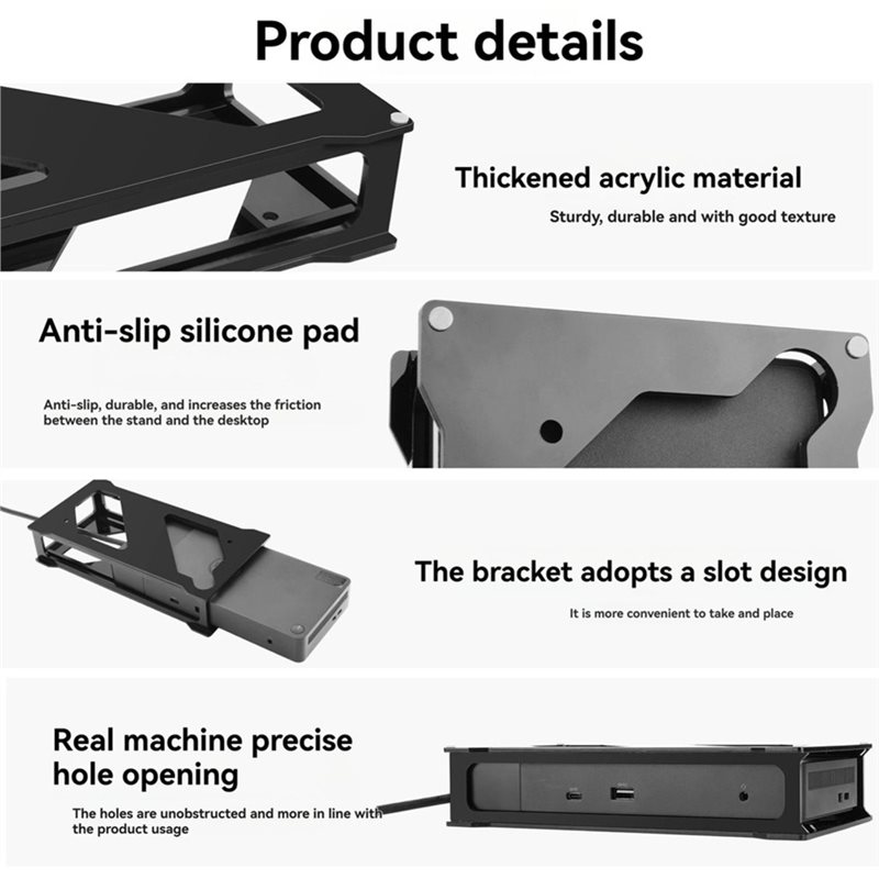 Under Desk Acrylic Holder For  - Desk Setup Hub ulasan dan harga