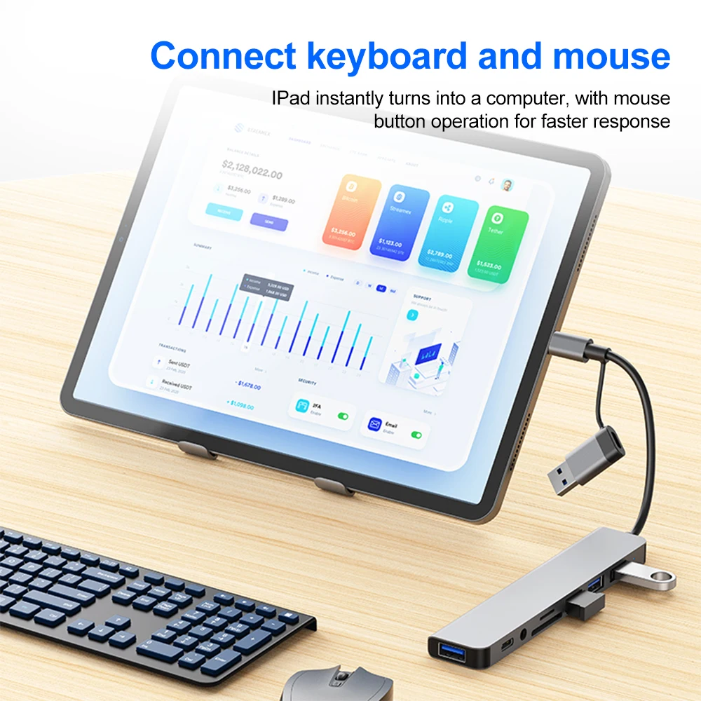 5Gbps USB 3.0 HUB USB C HUB US - Desk Setup Usb Hub ulasan dan harga