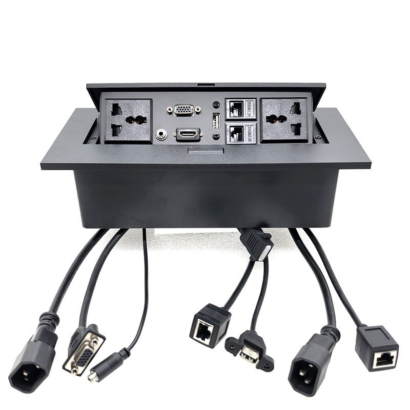 Pop-Up Hidden Socket All-in-On - Desk Setup Hub ulasan dan harga