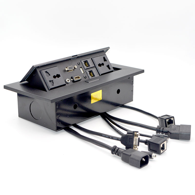 Pop-Up Hidden Socket All-in-On - Desk Setup Hub ulasan dan harga