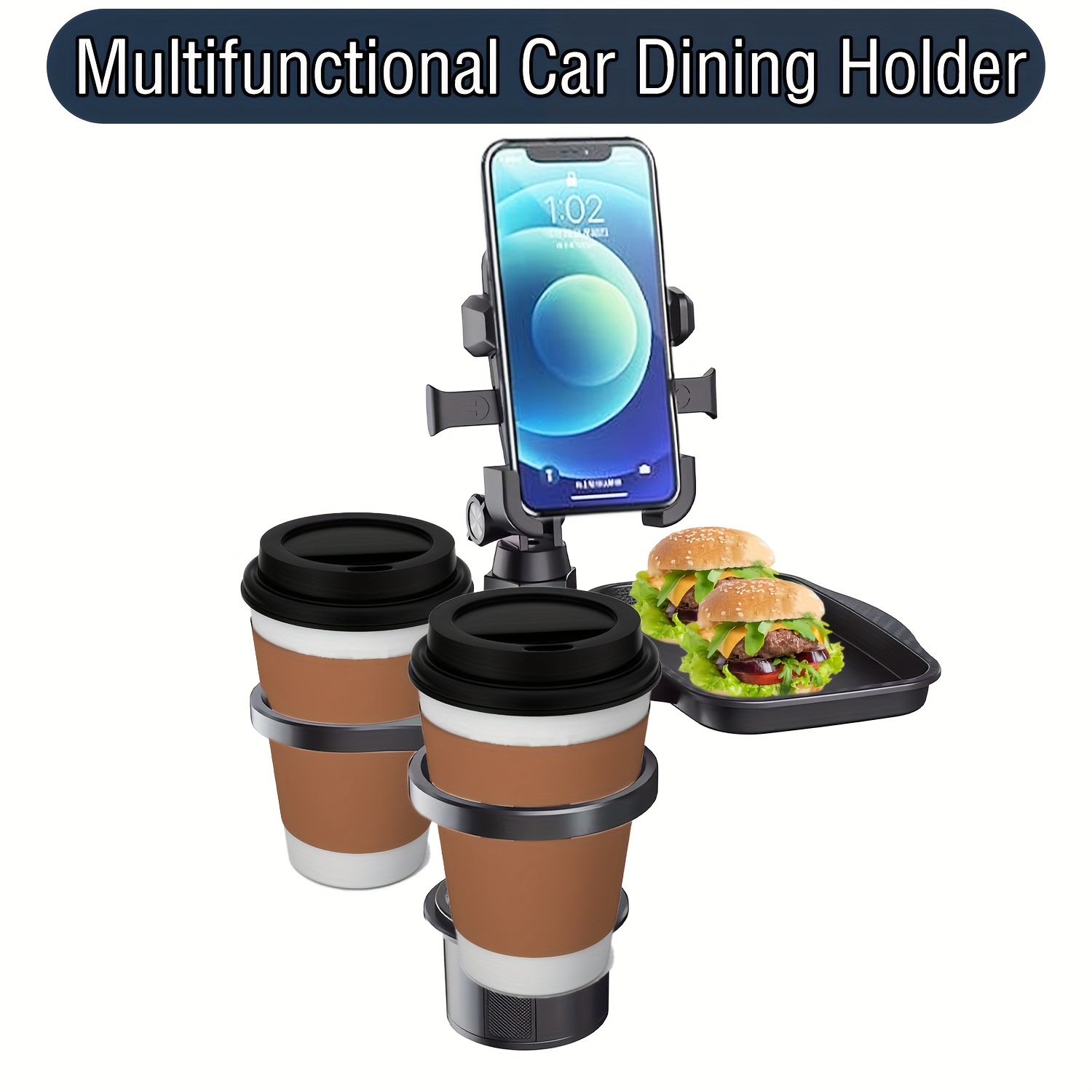 2025 New Car Cup Holder Tray-E - Desk Setup Essentials ulasan dan harga