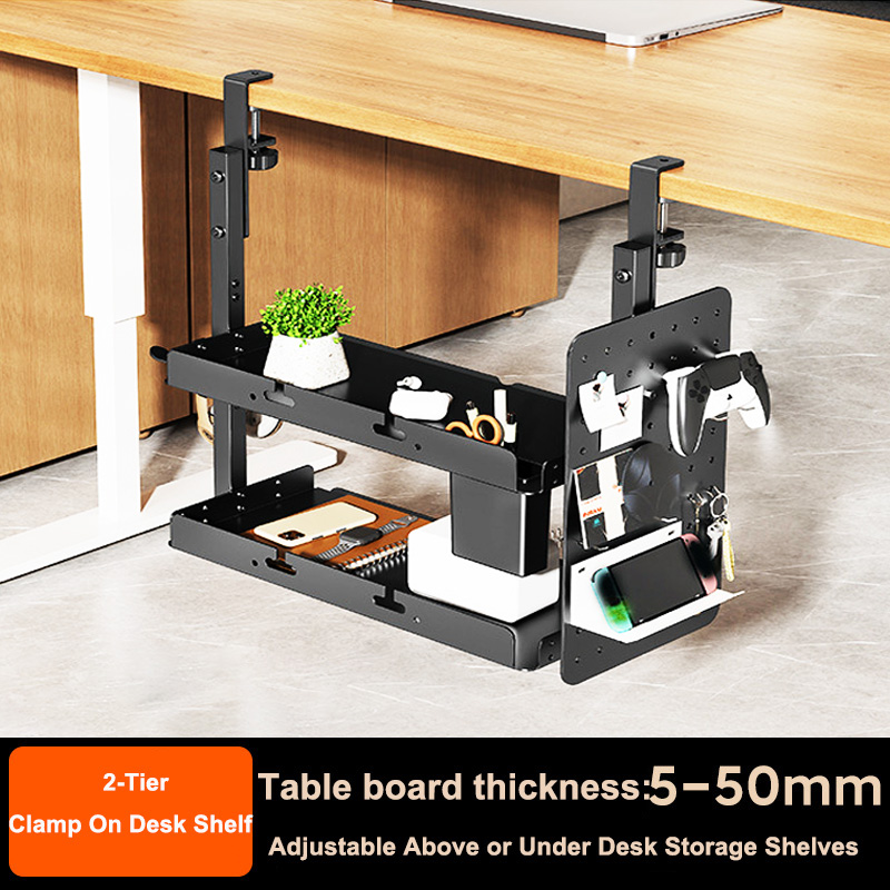 Clamp-on 14 inch Above Below D - Desk Setup Study ulasan dan harga