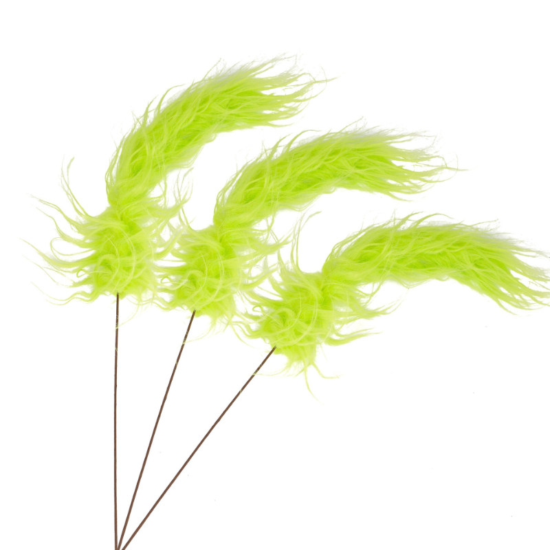 Fluffy Green Grinch Twig Picks - Desk Setup Green ulasan dan harga