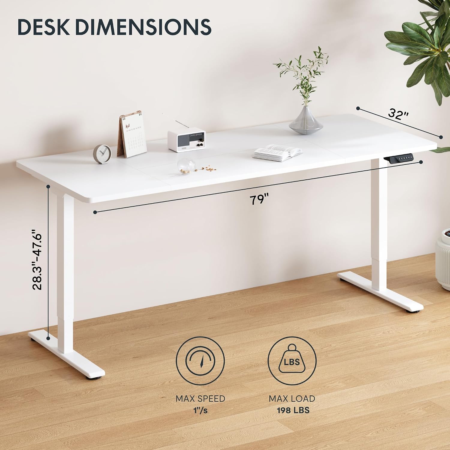 Large Dual Motor Electric Stan - Desk Setup Dual Monitor ulasan dan harga