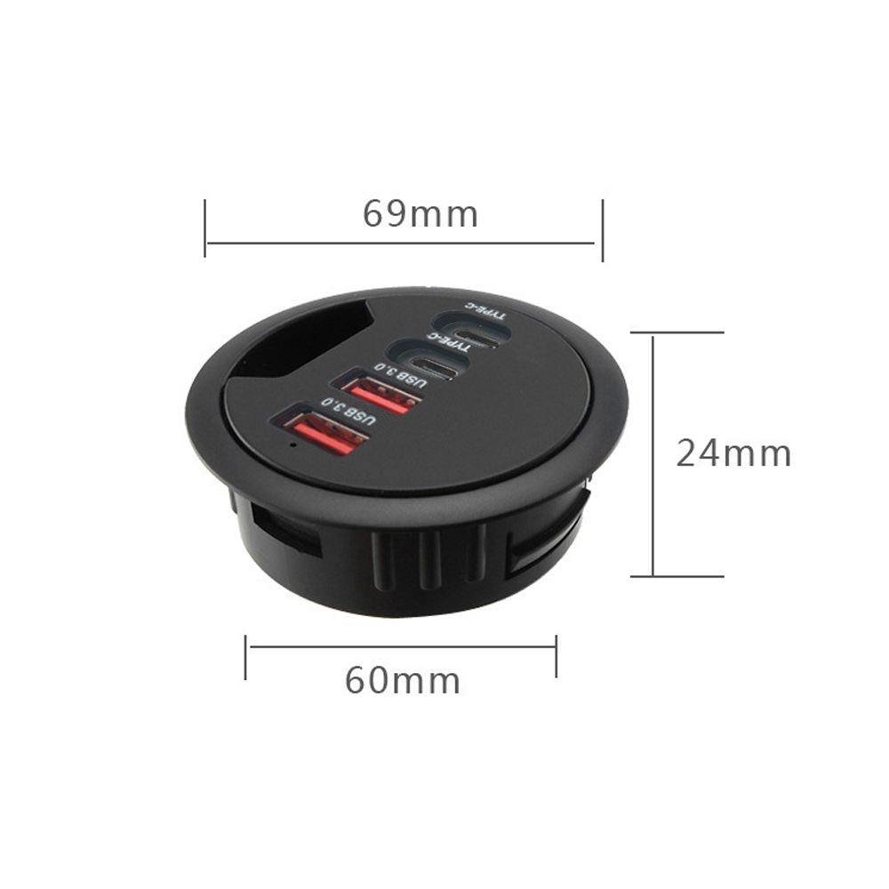 USB Desk Hub USB3.0 HUB With 2 - Desk Setup Hub ulasan dan harga