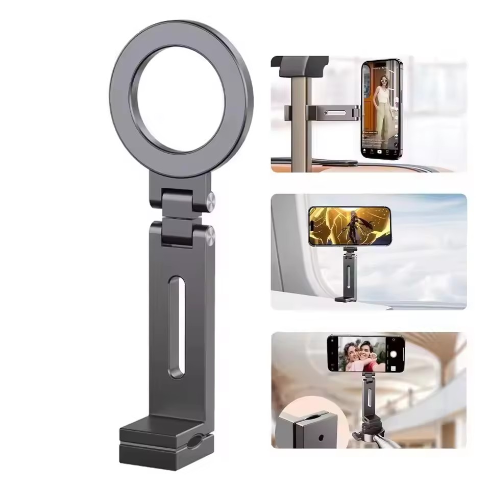 Magnetic Selfie Phone Holder T - Desk Setup Essentials ulasan dan harga