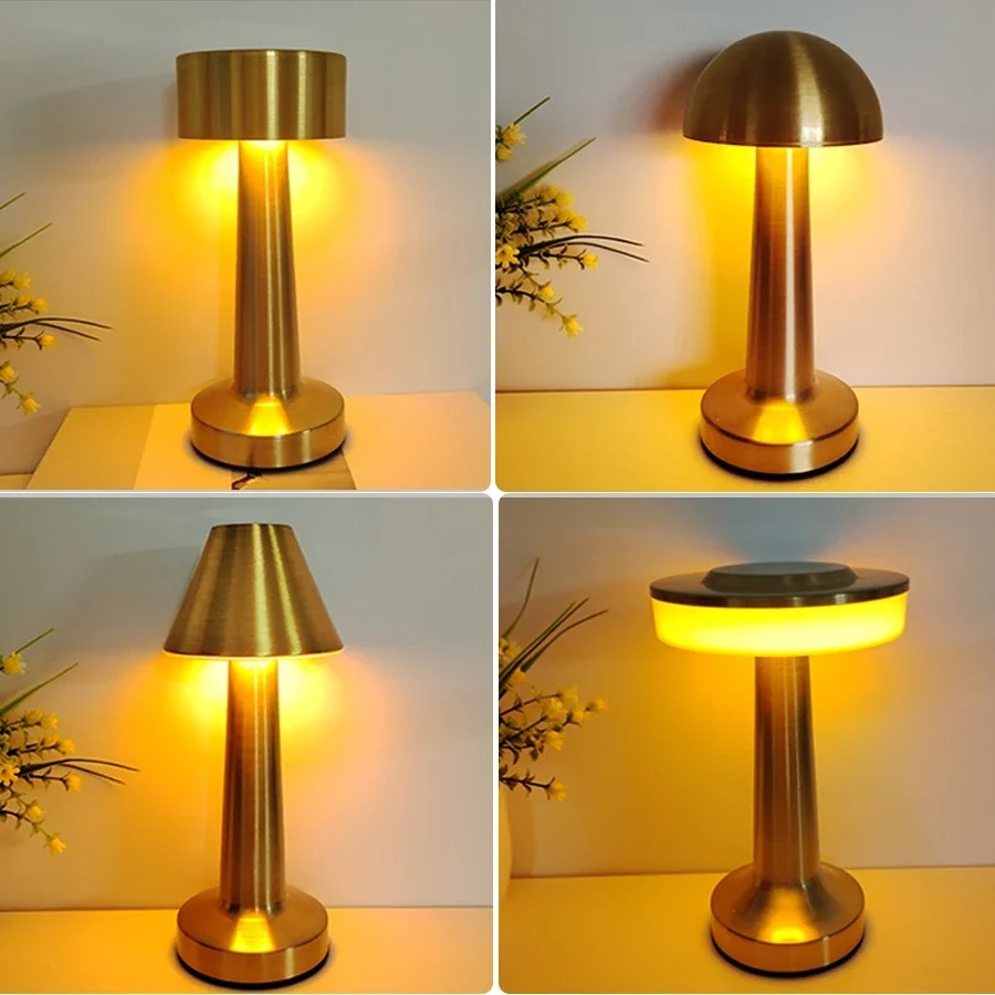 LED Touch Table Lamp Rechargea - Desk Setup Study ulasan dan harga
