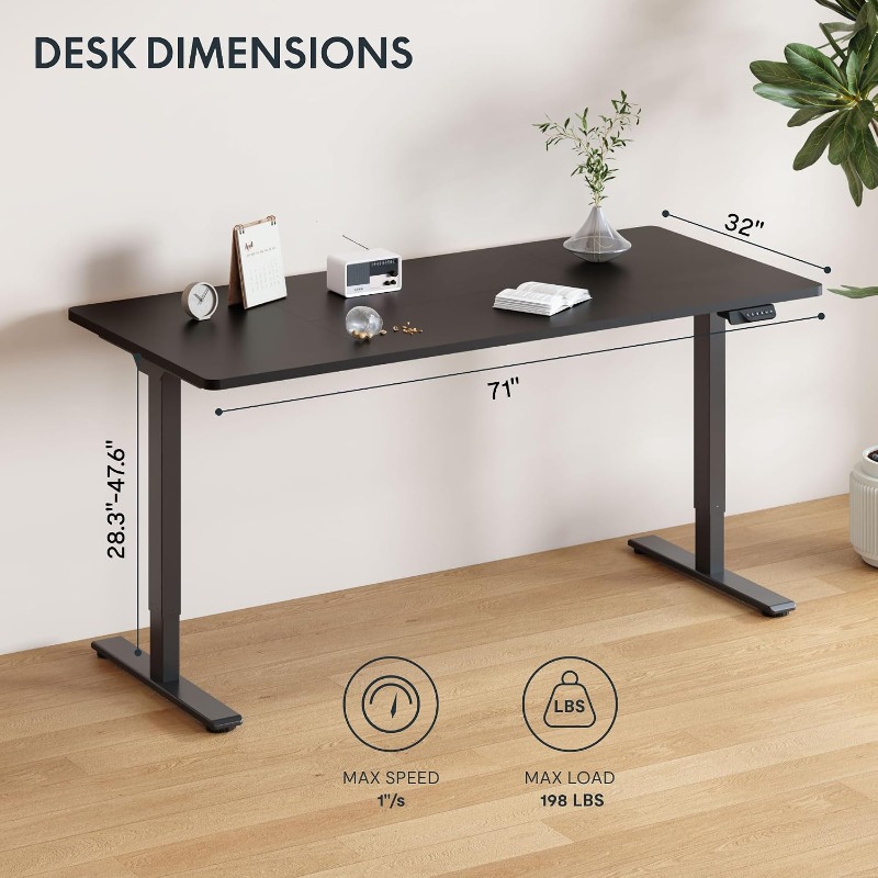 FLEXISPOT Electric Standing De - Desk Setup Dual Monitor ulasan dan harga