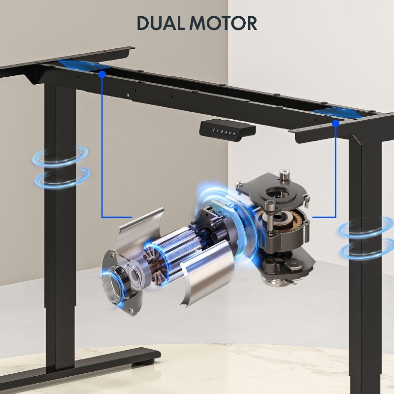 FLEXISPOT Electric Standing De - Desk Setup Dual Monitor ulasan dan harga