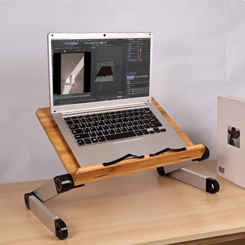 Adjustable Bamboo Bed Desk Fol - Desk Setup With Ipad ulasan dan harga