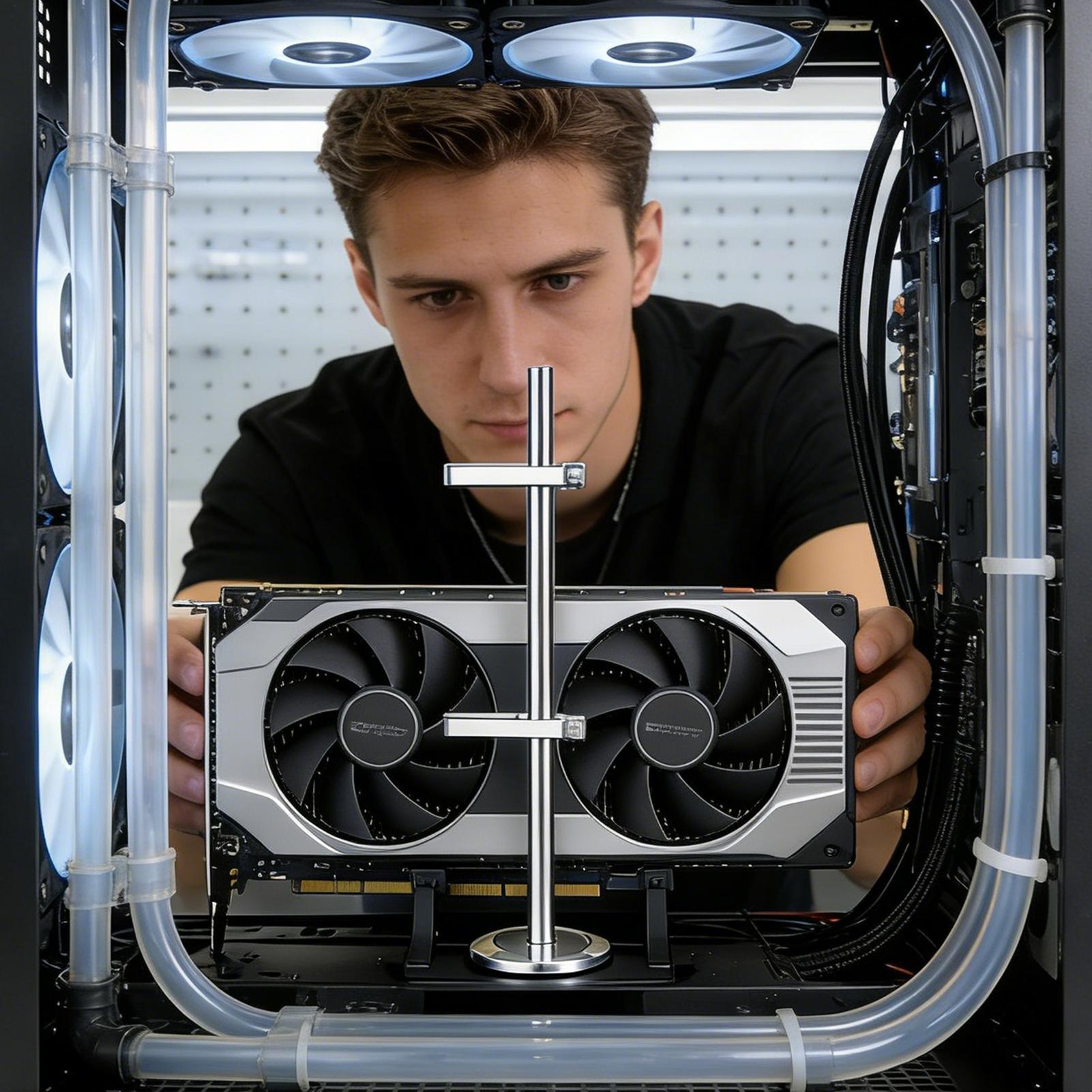 GPU Support Bracket With Jack  - Desk Setup Videos ulasan dan harga