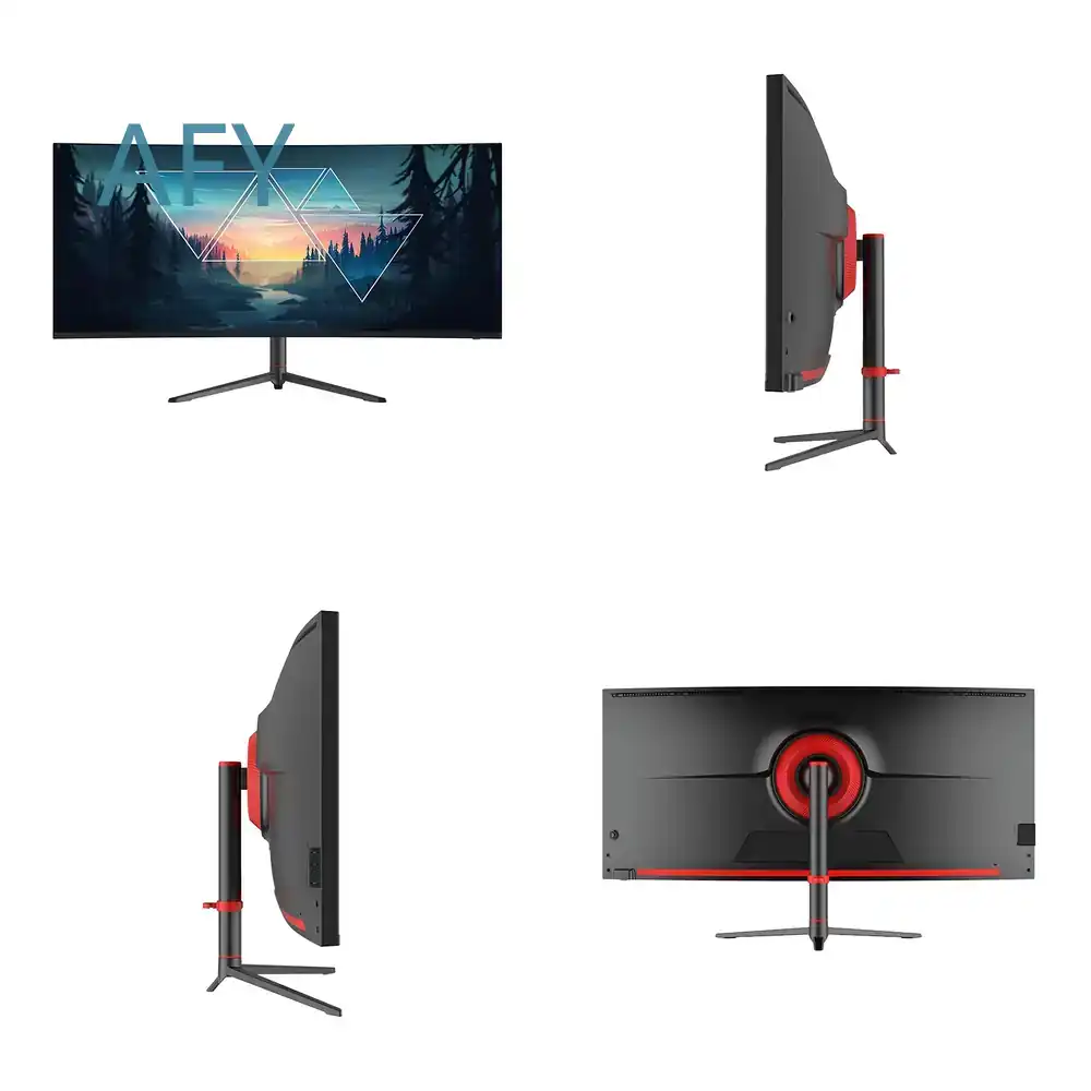 Flashworth 34 inch 4K curved g - Desk Setup Dual Monitor ulasan dan harga