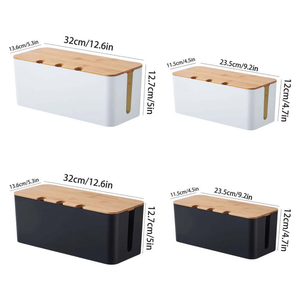 Large Cable Management Box – W - Desk Setup Hub ulasan dan harga