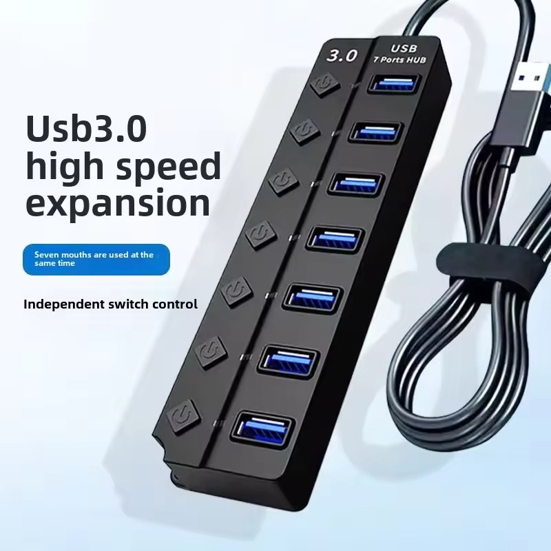 USB 3.0 Power Adapter 4/7 Port - Desk Setup Usb Hub ulasan dan harga
