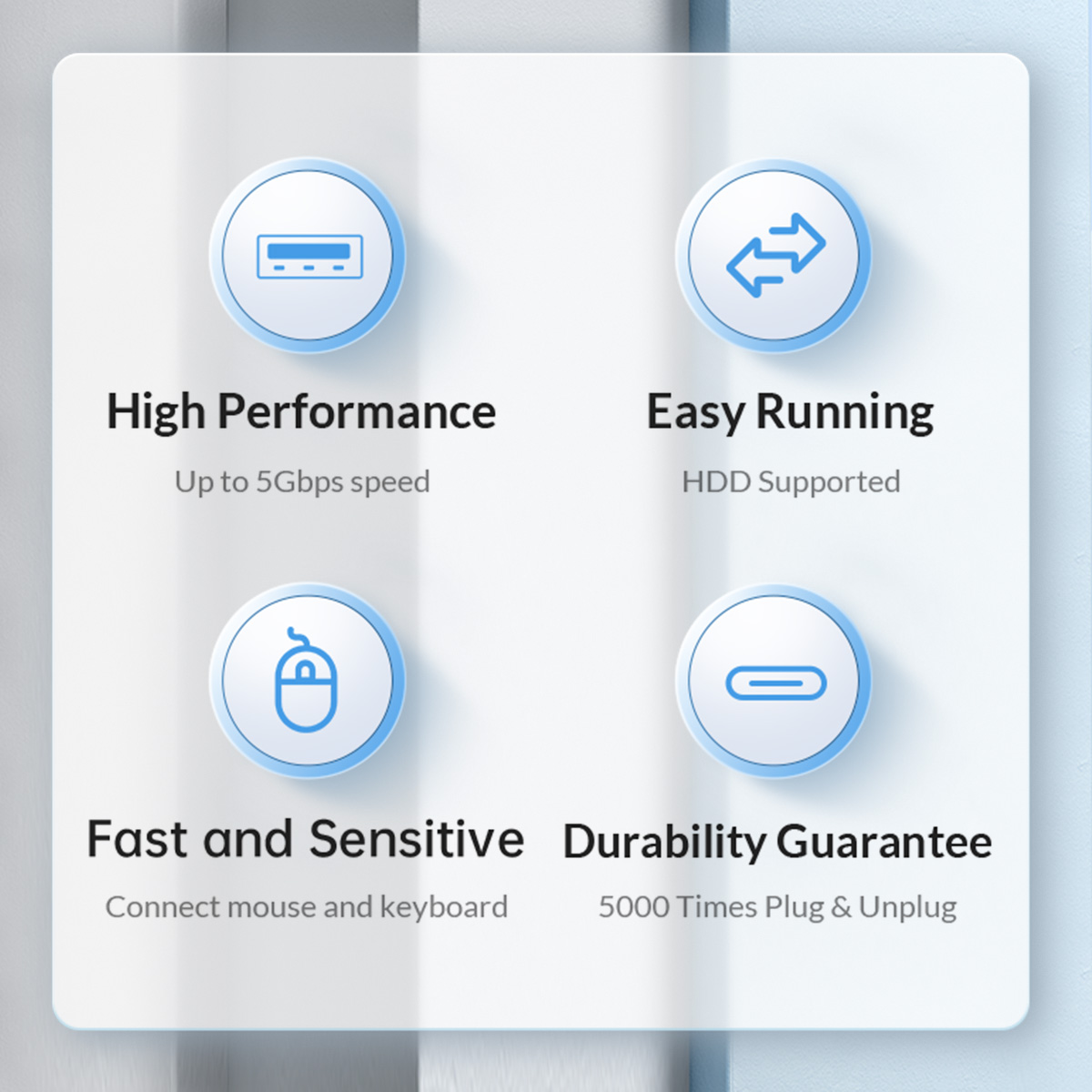 ORICO USB 3.0 Hub 3/4 Ports US - Desk Setup Hub ulasan dan harga