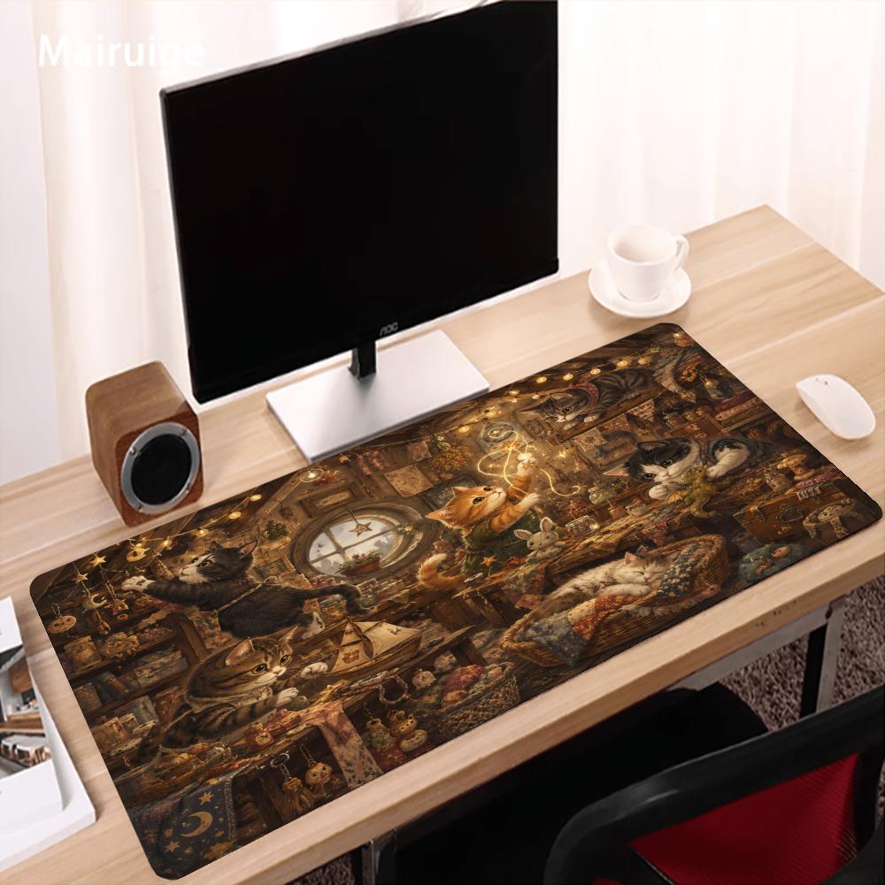 Cats Mouse Pad Anti-slip Desk  - Desk Setup Study ulasan dan harga