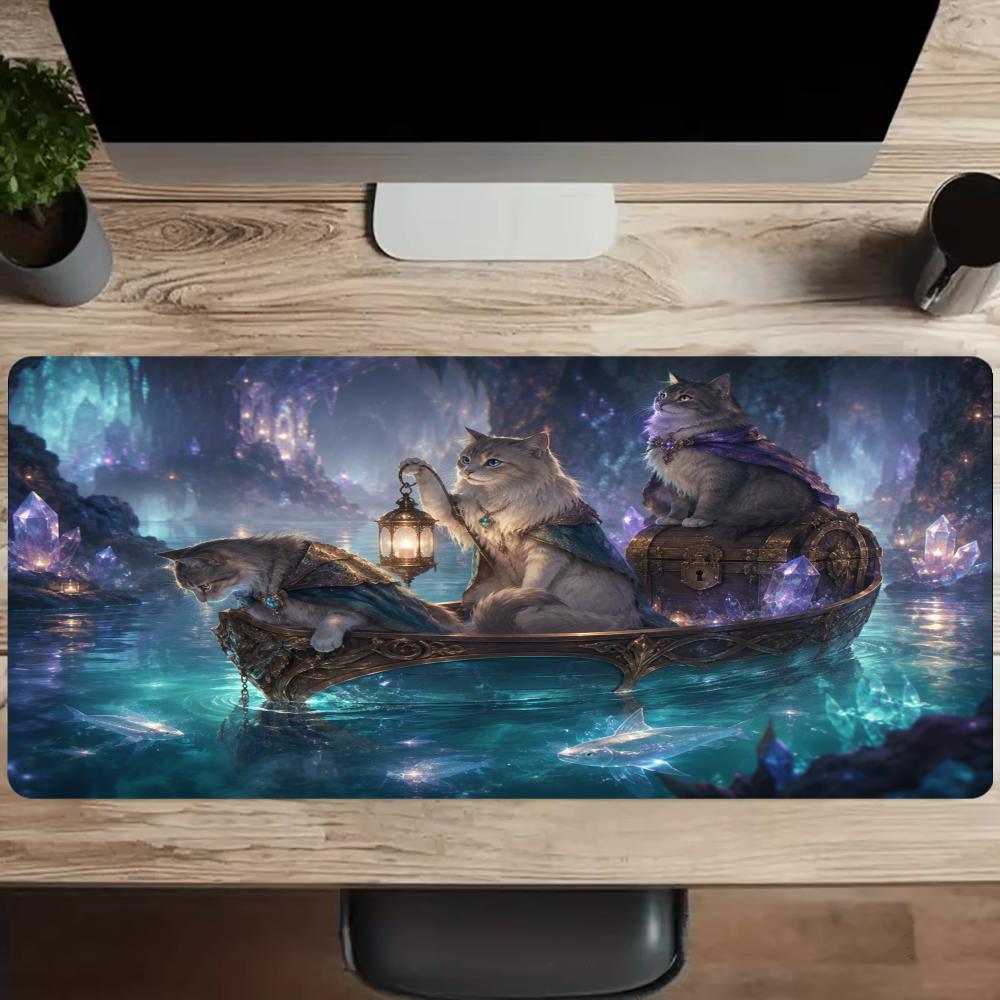 Cats Mouse Pad Anti-slip Desk  - Desk Setup Study ulasan dan harga