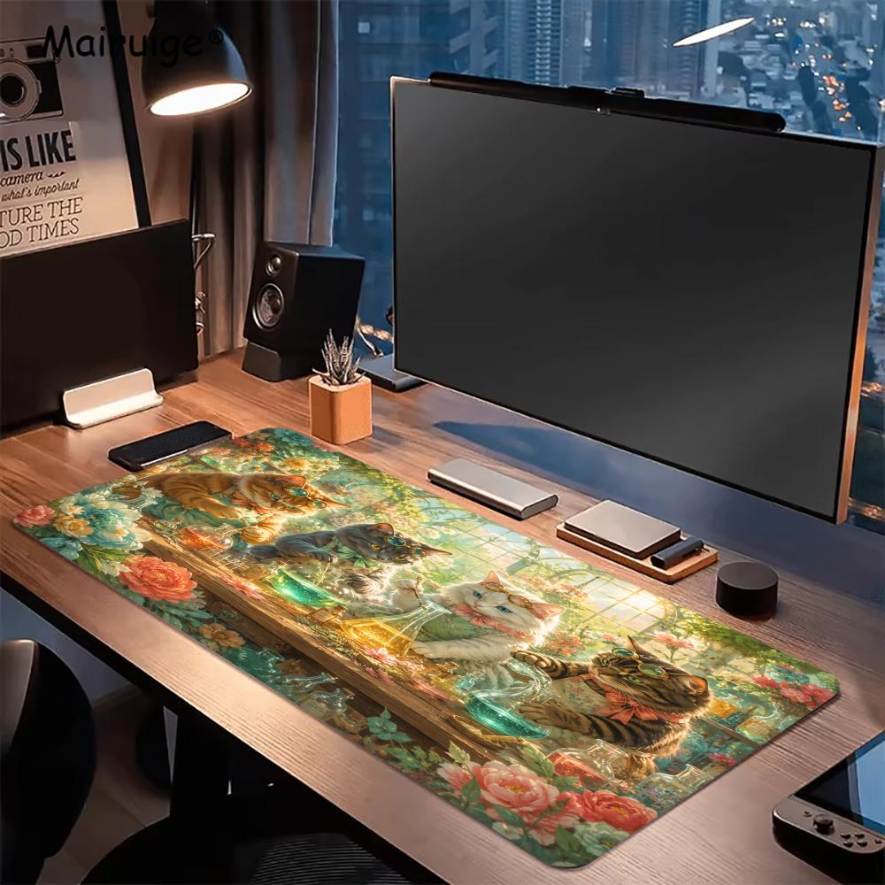 Cats Mouse Pad Anti-slip Desk  - Desk Setup Study ulasan dan harga