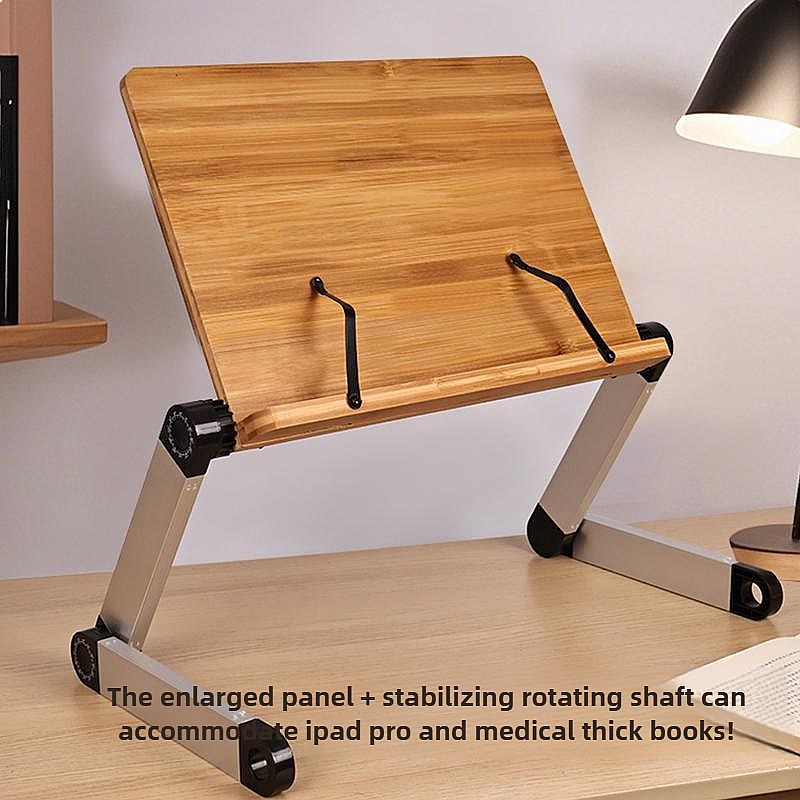 Bamboo Adjustable Bed Desk Lap - Desk Setup With Ipad ulasan dan harga