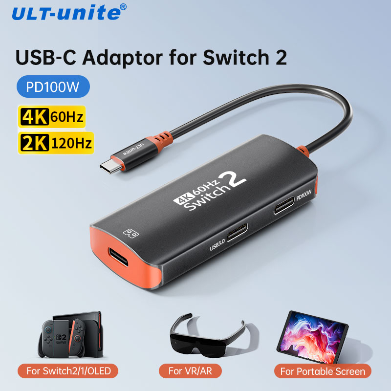 4K60hz USB-C Hub for Nintendo  - Desk Setup Usb Hub ulasan dan harga