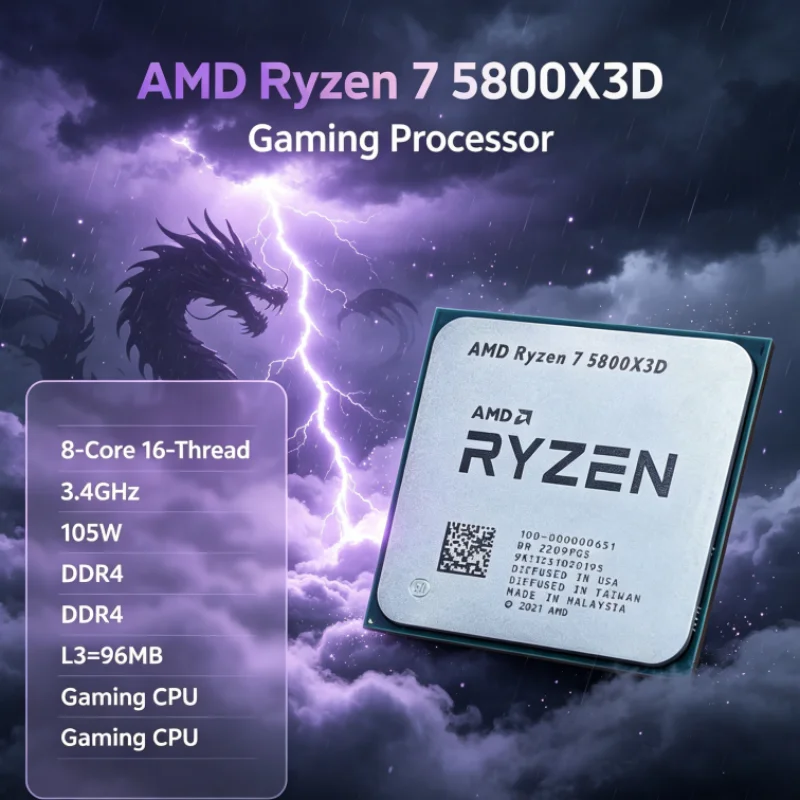AMD R7 5800X3D 96 MB CPU Proce - Amd Cpu Ryzen 7 ulasan dan harga
