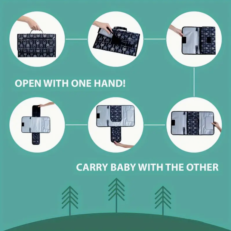 Portable Changing Pad for Diap - Desk Setup Essentials ulasan dan harga