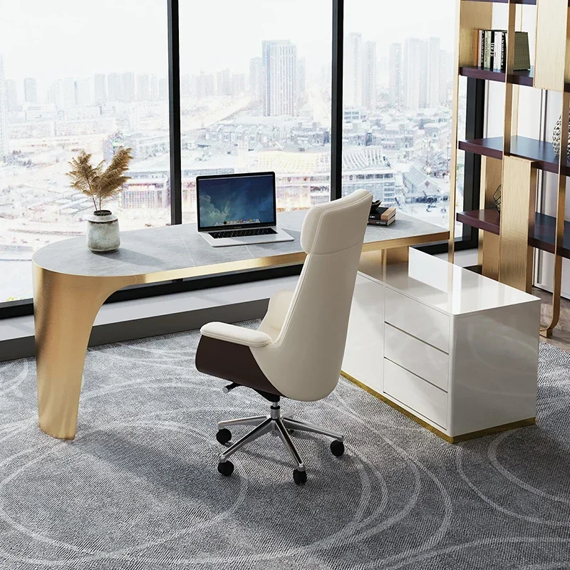European Executive Office Desk - Desk Setup Study ulasan dan harga